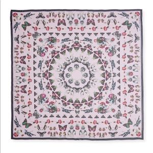 Alexander McQueen Nocturnal Love Skull Silk Scarf